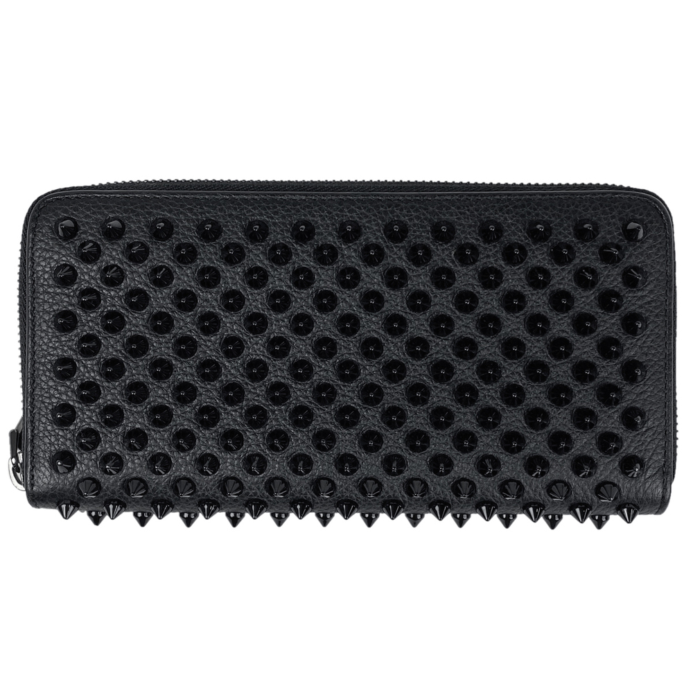 Christian Louboutin Panettone Round Zipper Long Wallet Black